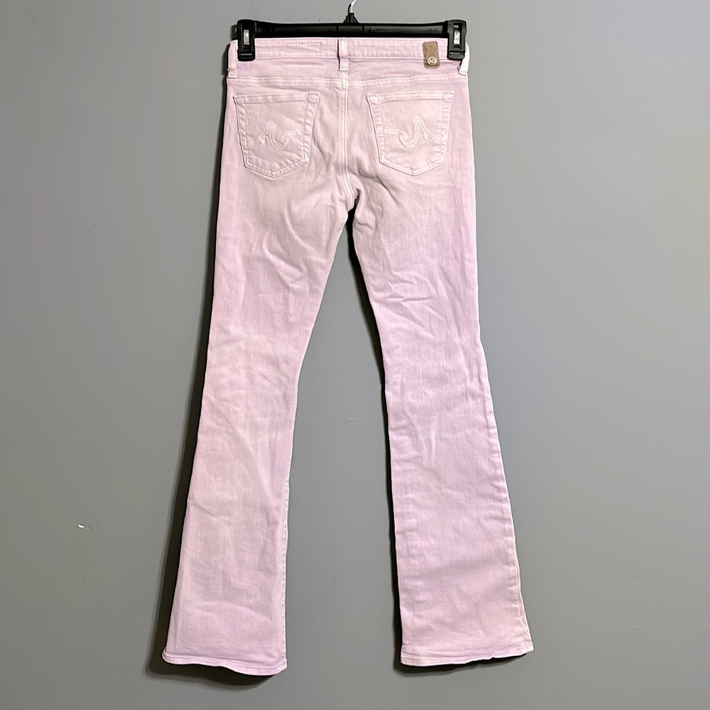 Ag Adriano Goldschmied lavender boot cut size 27 inch waist - Picture 2 of 6